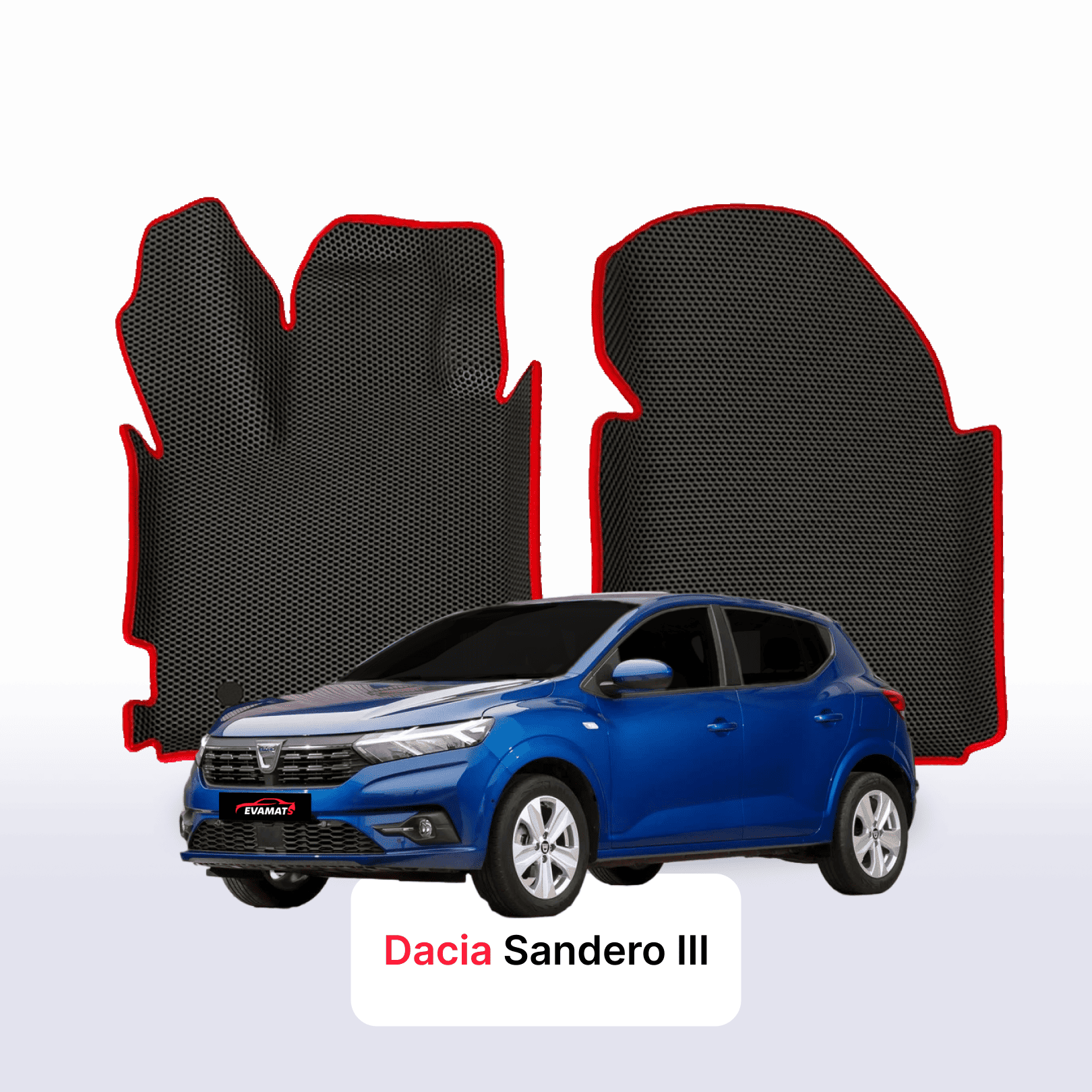 Car mats EVAMATS for Dacia Sandero 3 gen 2020-2025 year HATCHBACK 5 door