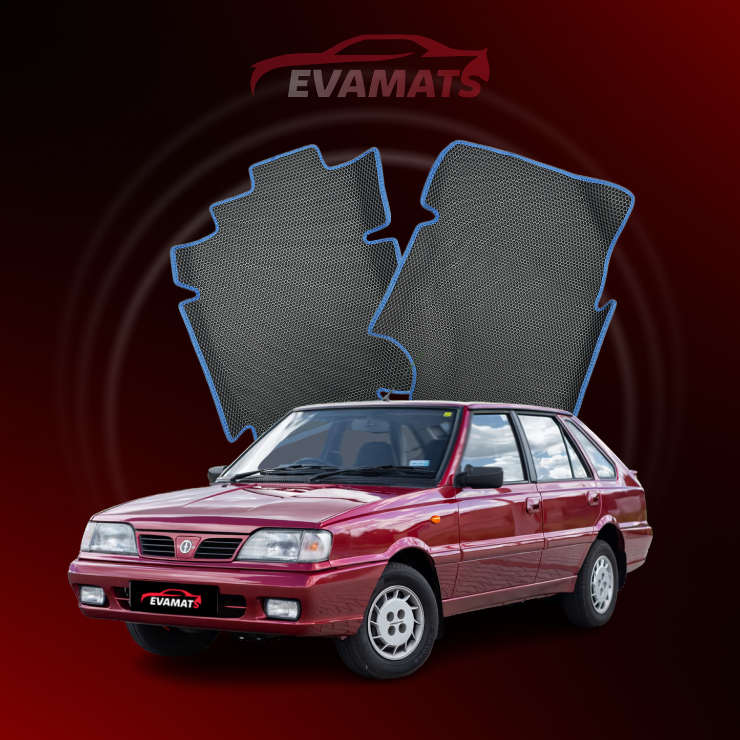 Car mats EVAMATS for Daewoo FSO Polonez Caro Plus 1 gen 1996-2002 year HATCHBACK 5 door