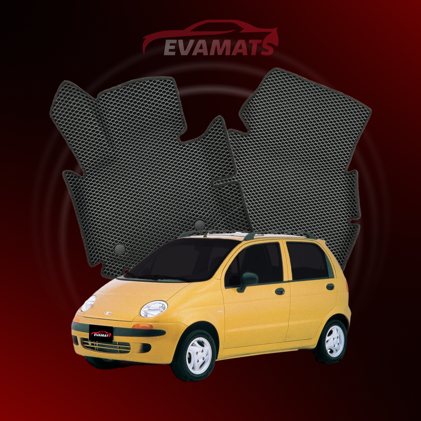 Car mats EVAMATS for Daewoo Matiz 1 gen 1998-2005 year HATCHBACK 5 door