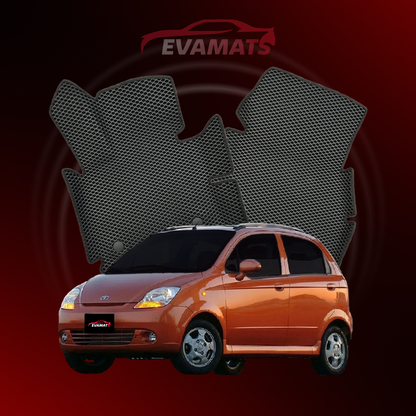 Car mats EVAMATS for Daewoo Matiz 2 gen 2005-2011 year HATCHBACK 5 door