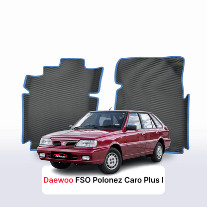 Car mats EVA for Daewoo FSO Polonez Caro Plus 1 gen 1996-2002 year HATCHBACK 5 door