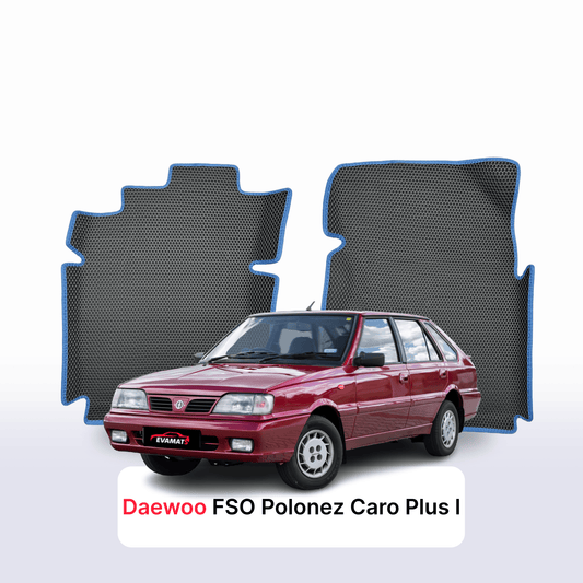 Car mats EVA for Daewoo FSO Polonez Caro Plus 1 gen 1996-2002 year HATCHBACK 5 door