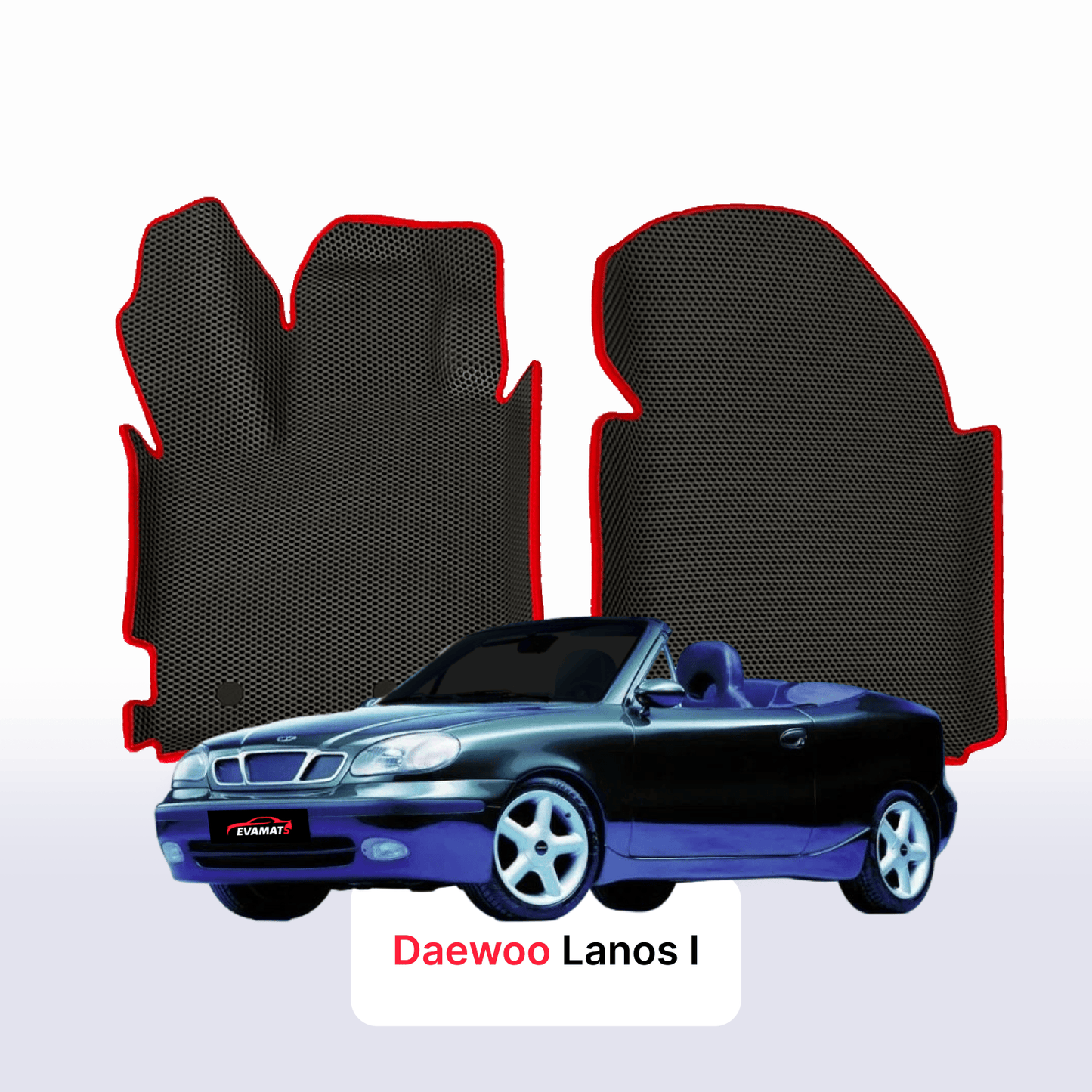 Car mats EVAMATS for Daewoo Lanos 1 gen 1997-2008 year CABRIO