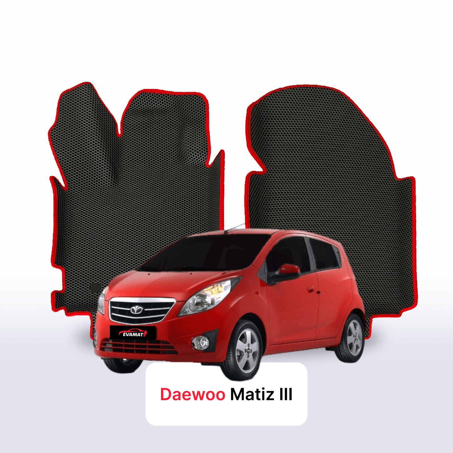 Car mats EVAMATS for Daewoo Matiz 3 gen 2009-2016 year HATCHBACK 5 door