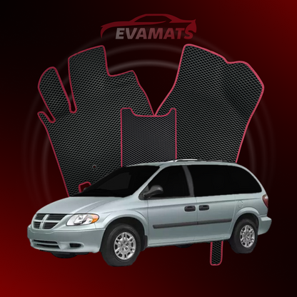 Tappetini per auto EVAMATS per Dodge Caravan 4 gen 2000-2007 anno MINIVAN