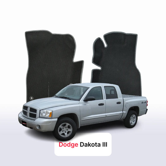 Car mats EVAMATS for Dodge Dakota 3 gen 2004-2011 year Pick-Up double cabin