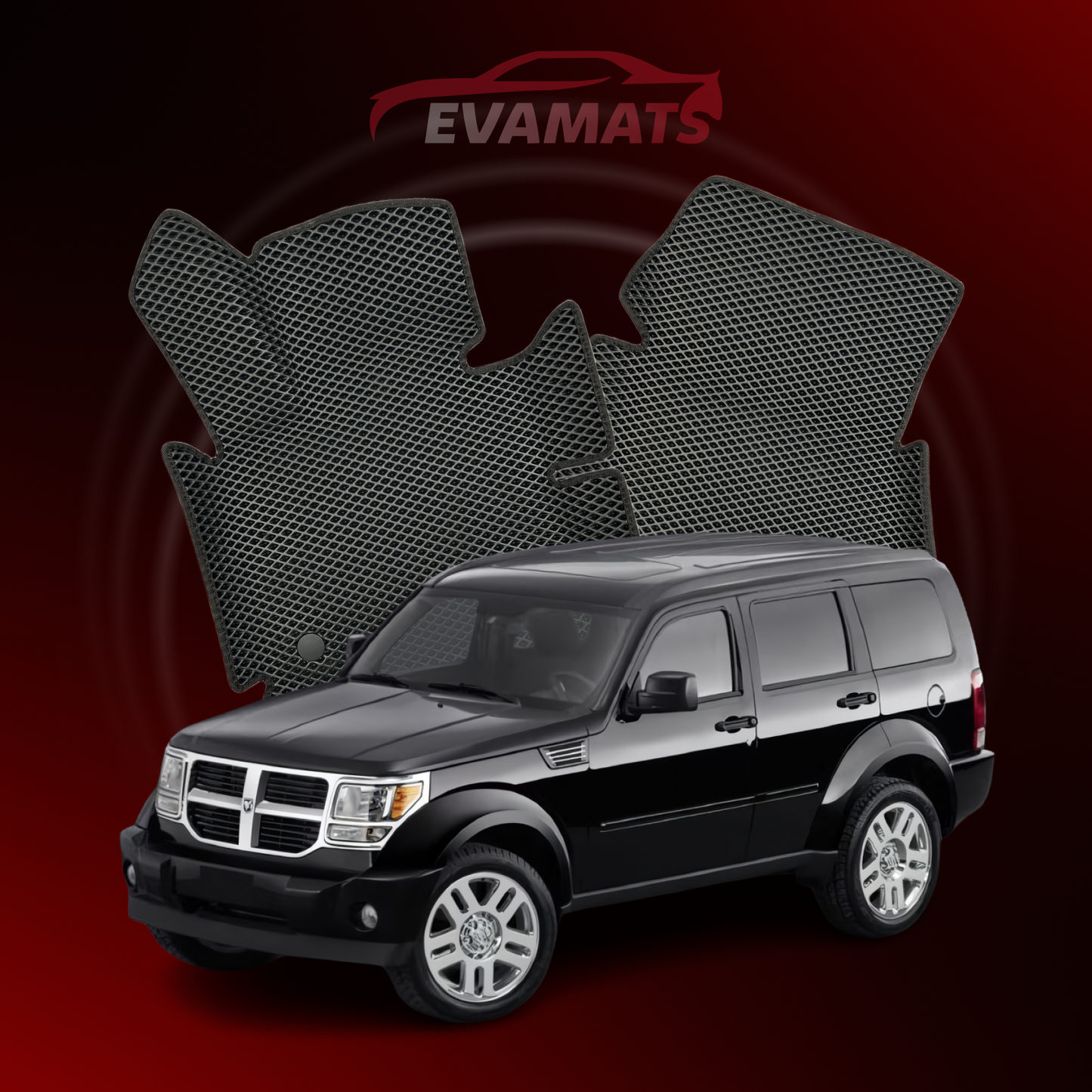 Autokoberce EVAMATS pro SUV Dodge Nitro 1 gen 2006-2011 rok