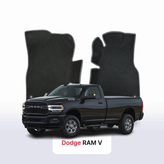 Car mats EVAMATS for Dodge RAM 5 gen 2019-2026 year PICK-UP single cabin