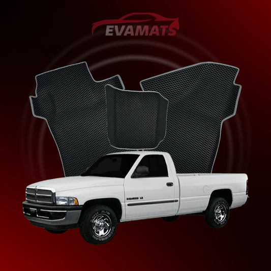 Alfombrillas de coche EVAMATS para Dodge RAM(BRBE) 2ª generación 1993-2002 PICK-UP cabina simple