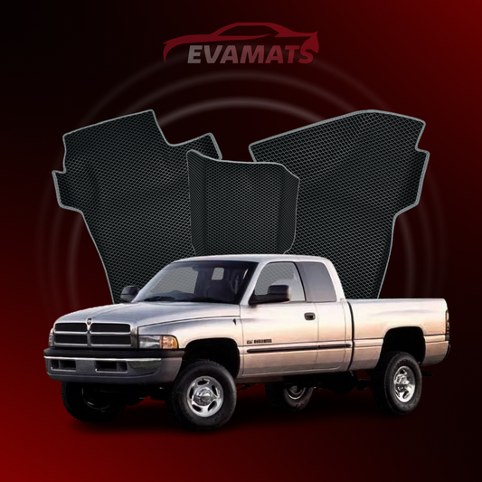 Alfombrillas de coche EVAMATS para Dodge RAM(BRBE) 2ª generación 1993-2002 PICK-UP cabina única