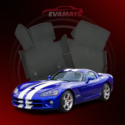 Alfombrillas de coche EVAMATS para Dodge Viper 3ª generación año 2002-2007 COUPE