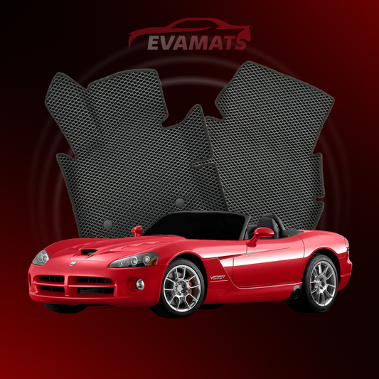 Tappetini per auto EVAMATS per Dodge Viper 3 gen 2002-2007 anno ROADSTER