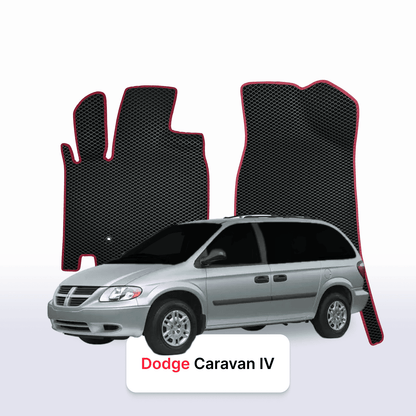 Car mats EVA for Dodge Caravan 4 gen 2000-2007 year MINIVAN