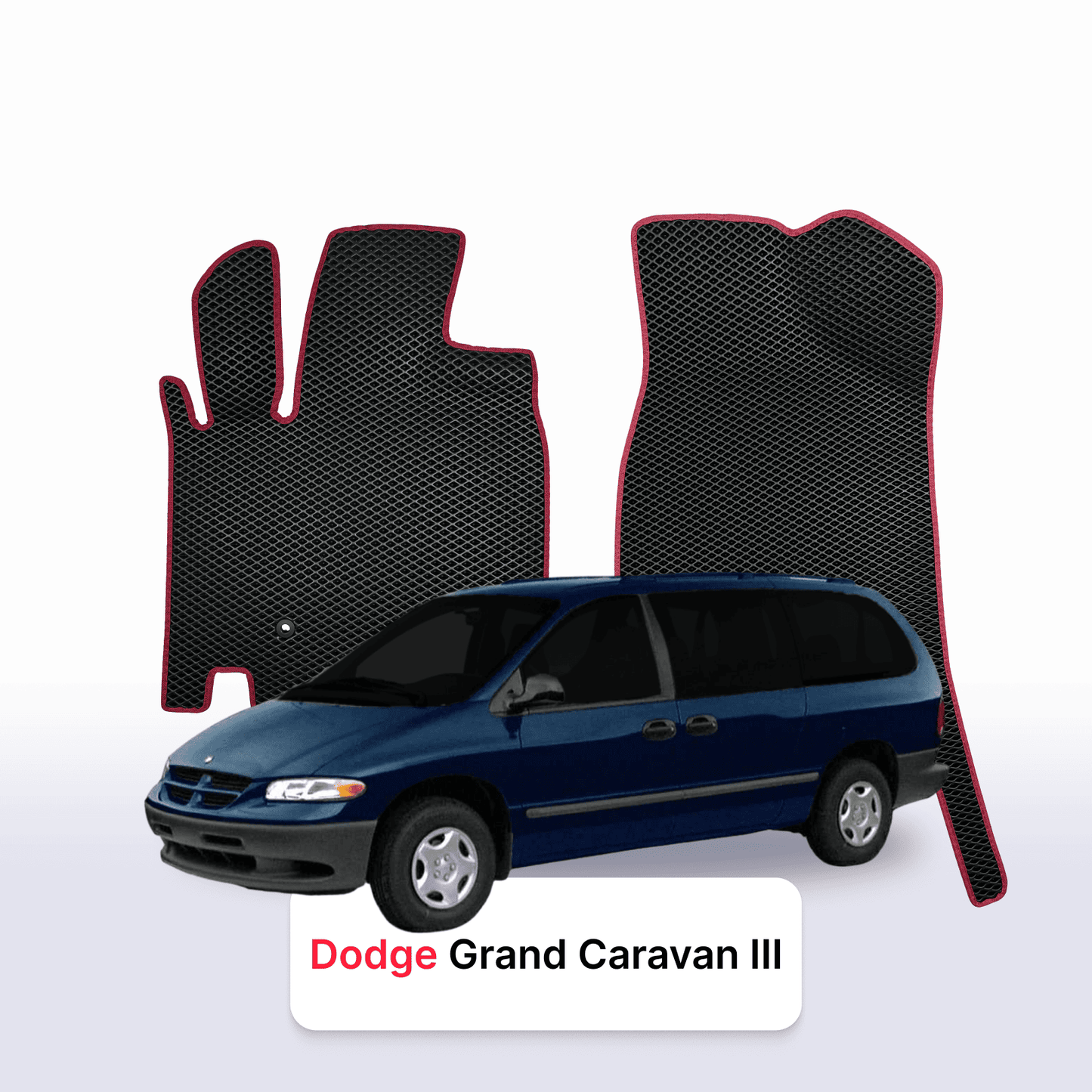 Car mats EVA for Dodge Grand Caravan 3 gen 1995-2000 year MINIVAN