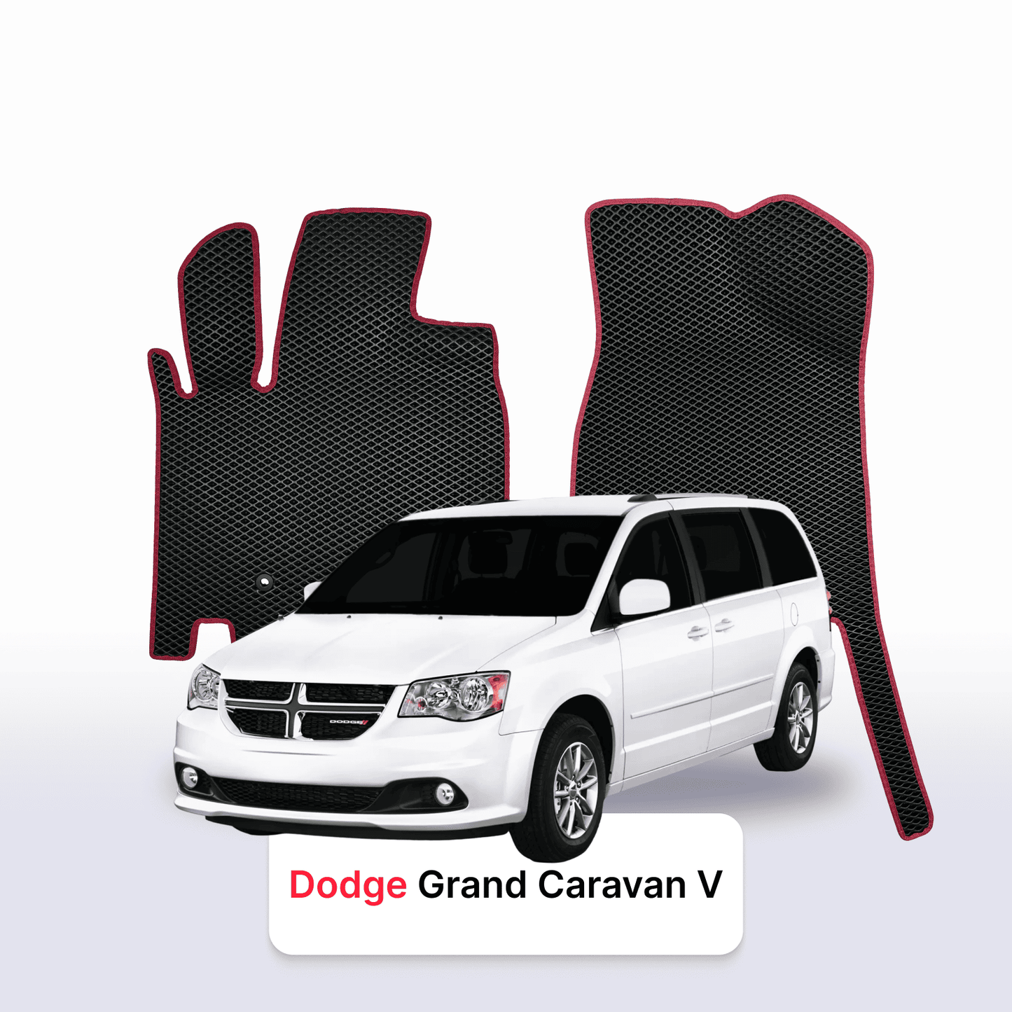 Car mats EVA for Dodge Grand Caravan 5 gen 2007-2020 year MINIVAN