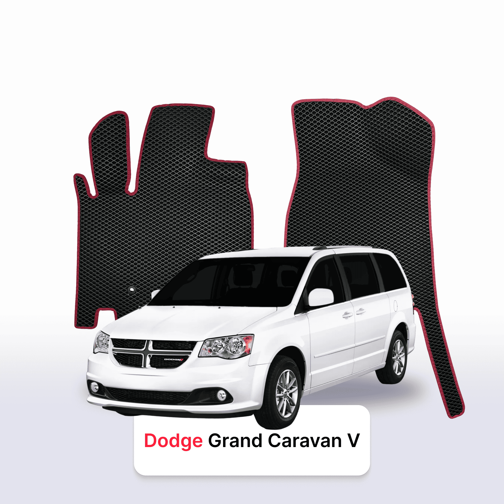 Car mats EVA for Dodge Grand Caravan 5 gen 2007-2020 year MINIVAN