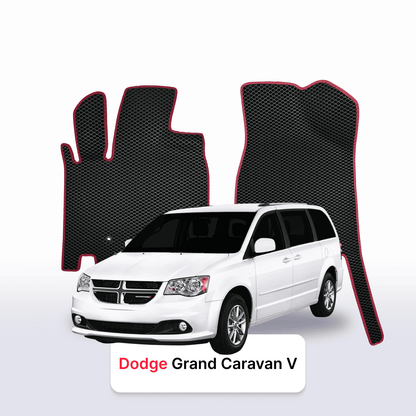Car mats EVA for Dodge Grand Caravan 5 gen 2007-2020 year MINIVAN