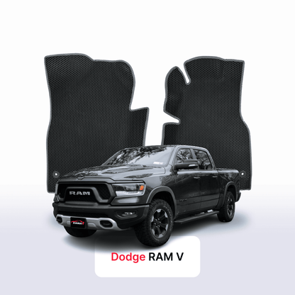 Car mats EVA for Dodge RAM pre-facelift 5 gen 2019-2024 year PICK-UP  double cabin