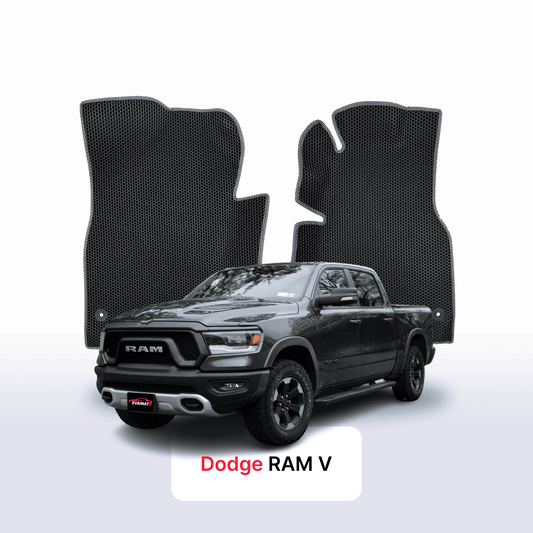Car mats EVAMATS for Dodge RAM pre-facelift 5 gen 2019-2024 year PICK-UP  double cabin
