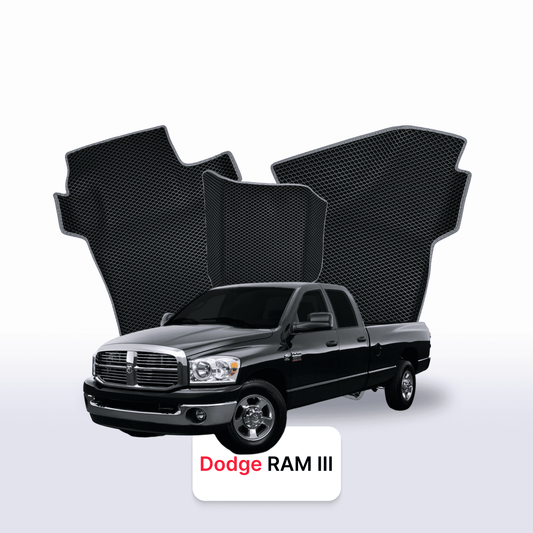 Car mats EVAMATS for Dodge RAM(DRDH) 3 gen 2001-2009 year PICK-UP double cabin