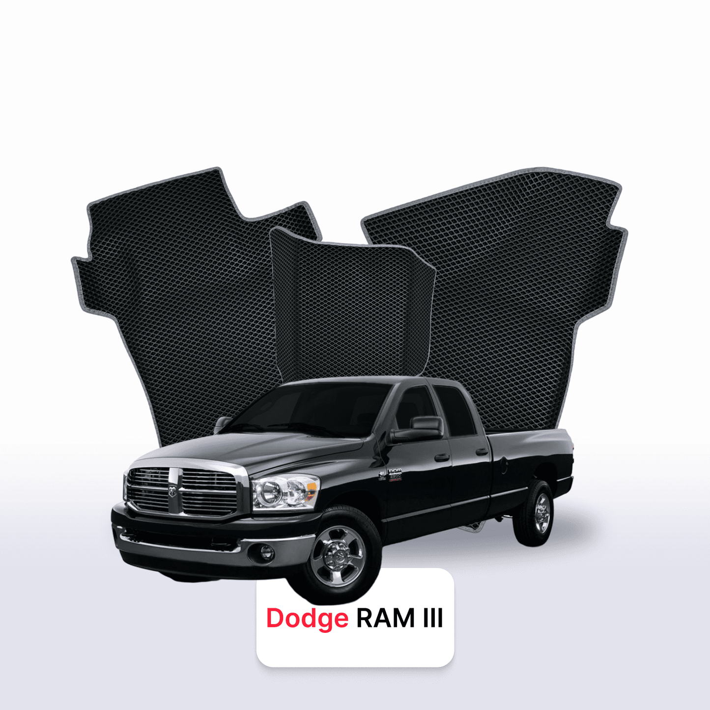 Car mats EVAMATS for Dodge RAM(DRDH) 3 gen 2001-2009 year PICK-UP double cabin