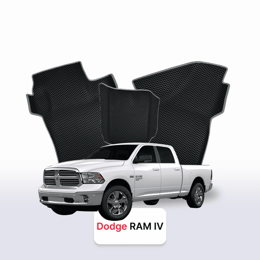 Car mats EVAMATS for Dodge RAM(DSDJ) 4 gen 2008-2019 year PICK-UP  double cabin
