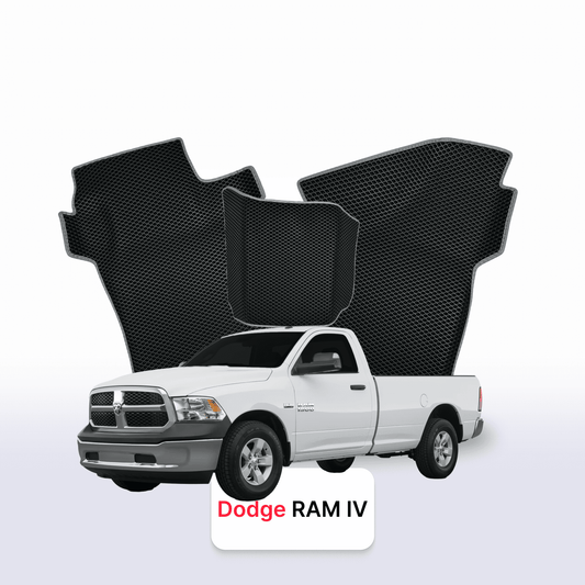 Car mats EVAMATS for Dodge RAM(DSDJ) 4 gen 2008-2019 year PICK-UP single cabin