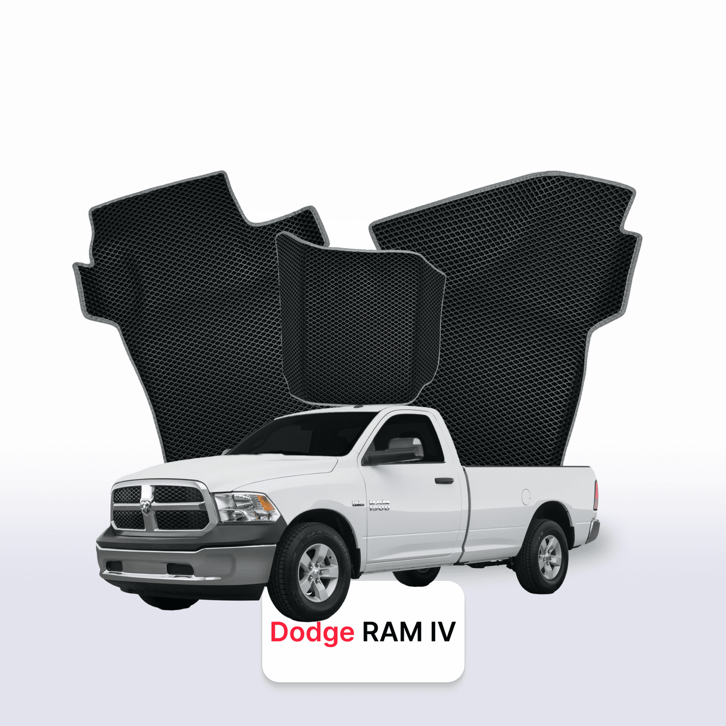 Car mats EVA for Dodge RAM(DSDJ) 4 gen 2008-2019 year PICK-UP single cabin