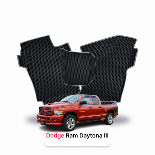 Car mats EVAMATS for Dodge RAM Daytona 3 gen 2005-2009 year PICK-UP  double cabin