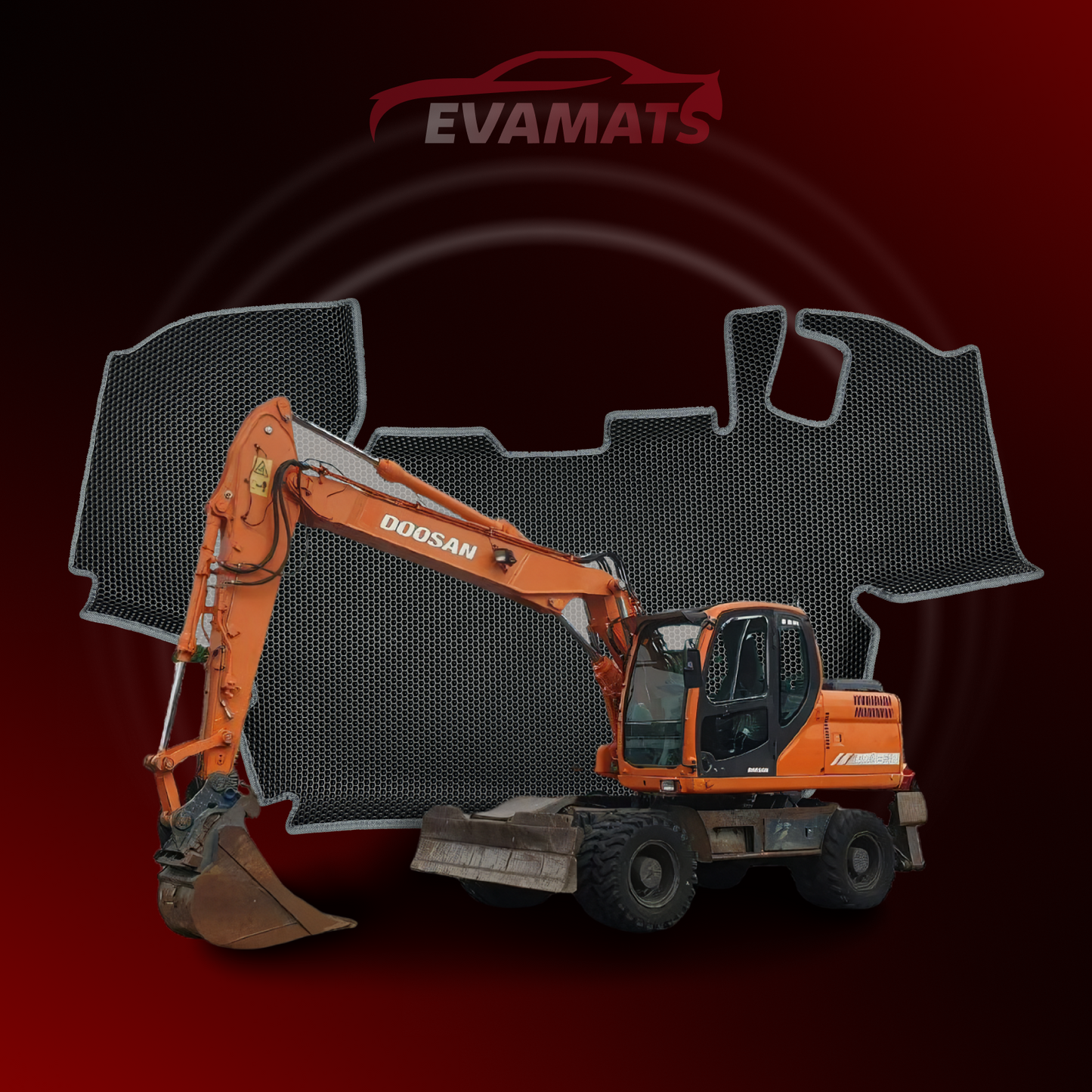 Autokoberce EVAMATS pre Doosan DX160W 1 gen 2008-2024 rok DIGGER