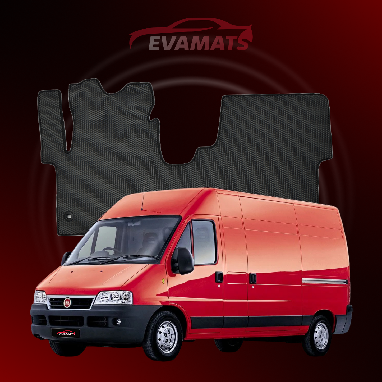 Car mats EVAMATS for Fiat Ducato 2 gen 1994-2007 year VAN