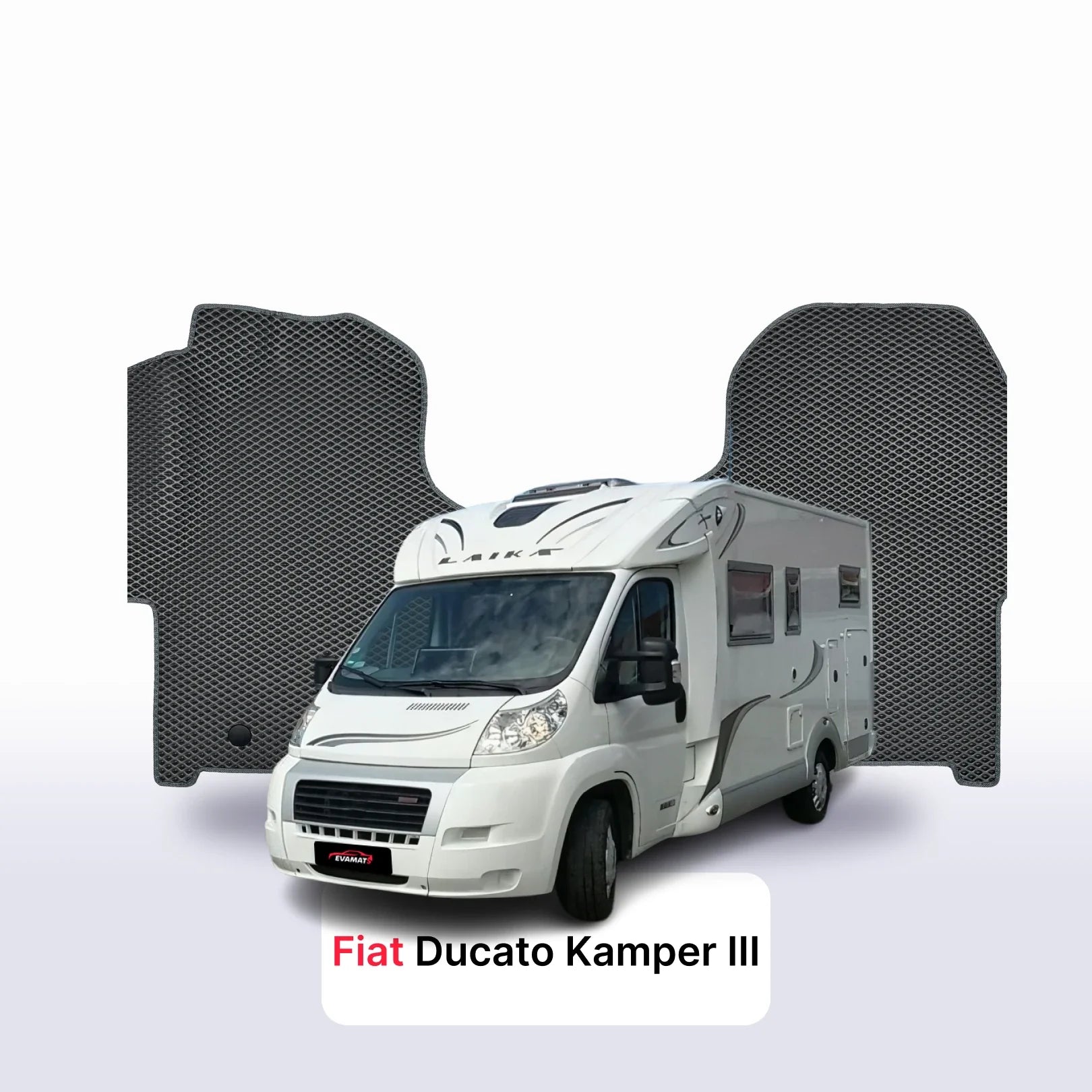 Car mats EVA for FIAT Ducato Kamper 3 gen 2006-2026 year KAMPER