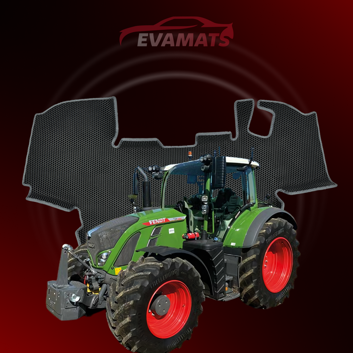 Alfombrillas EVAMATS para TRACTOR Fendt 724 Profiplus 1ª generación año 2015-2021