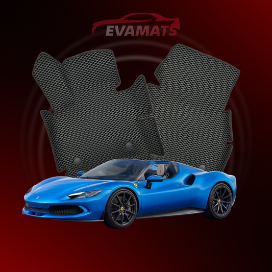 Tappetini per auto EVAMATS per Ferrari 296 1 generazione 2021-2025 anno Hybrid ROADSTER