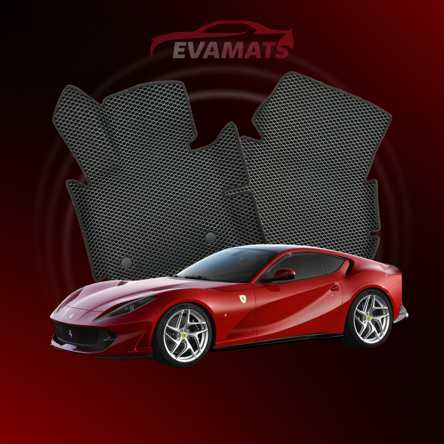 Autokoberce EVAMATS pro Ferrari 812 (Superfast) 1 gen 2017-2024 rok COUPE