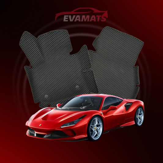 Tappetini per auto EVAMATS per Ferrari F8 (Tributo) 1 generazione 2019-2023 anno COUPE