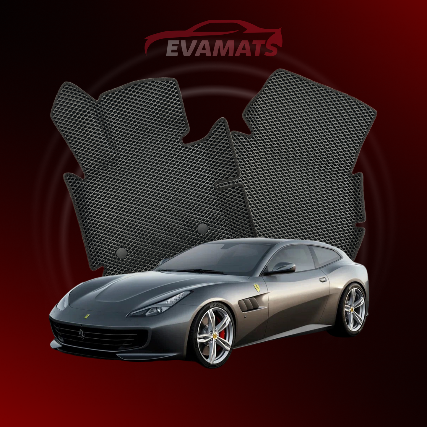 Alfombrillas de coche EVAMATS para Ferrari GTC (4Lusso) 1ª generación año 2016-2020 HATCHBACK 3 puertas