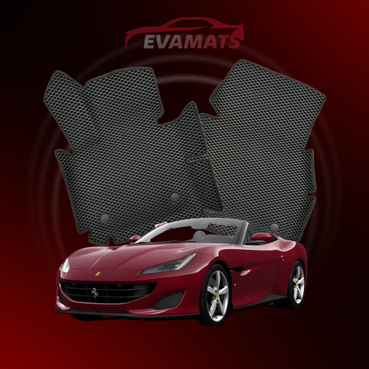 Alfombrillas de coche EVAMATS para Ferrari Portofino 1ª generación año 2017-2023 CABRIO