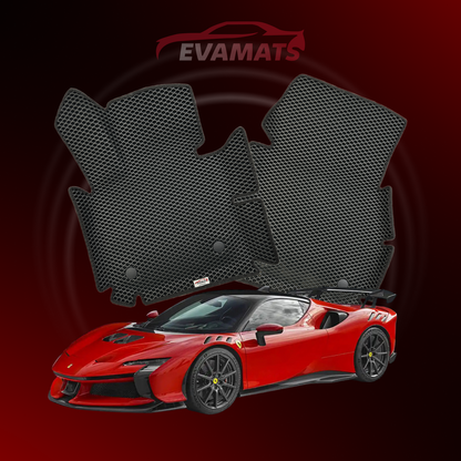 Tappetini per auto EVAMATS per Ferrari SF90 Stradale (XX) 1 generazione 2019-2025 anno Hybrid COUPE