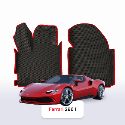 Car mats EVAMATS for Ferrari 296 1 gen 2021-2025 year Hybrid COUPE