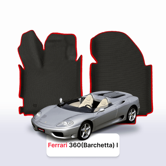 Car mats EVAMATS for Ferrari 360 (Barchetta) 1 gen 1999-2005 year SPEEDSTER