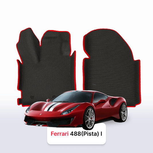 Car mats EVAMATS for Ferrari 488 (Pista) 1 gen 2015-2019 year COUPE