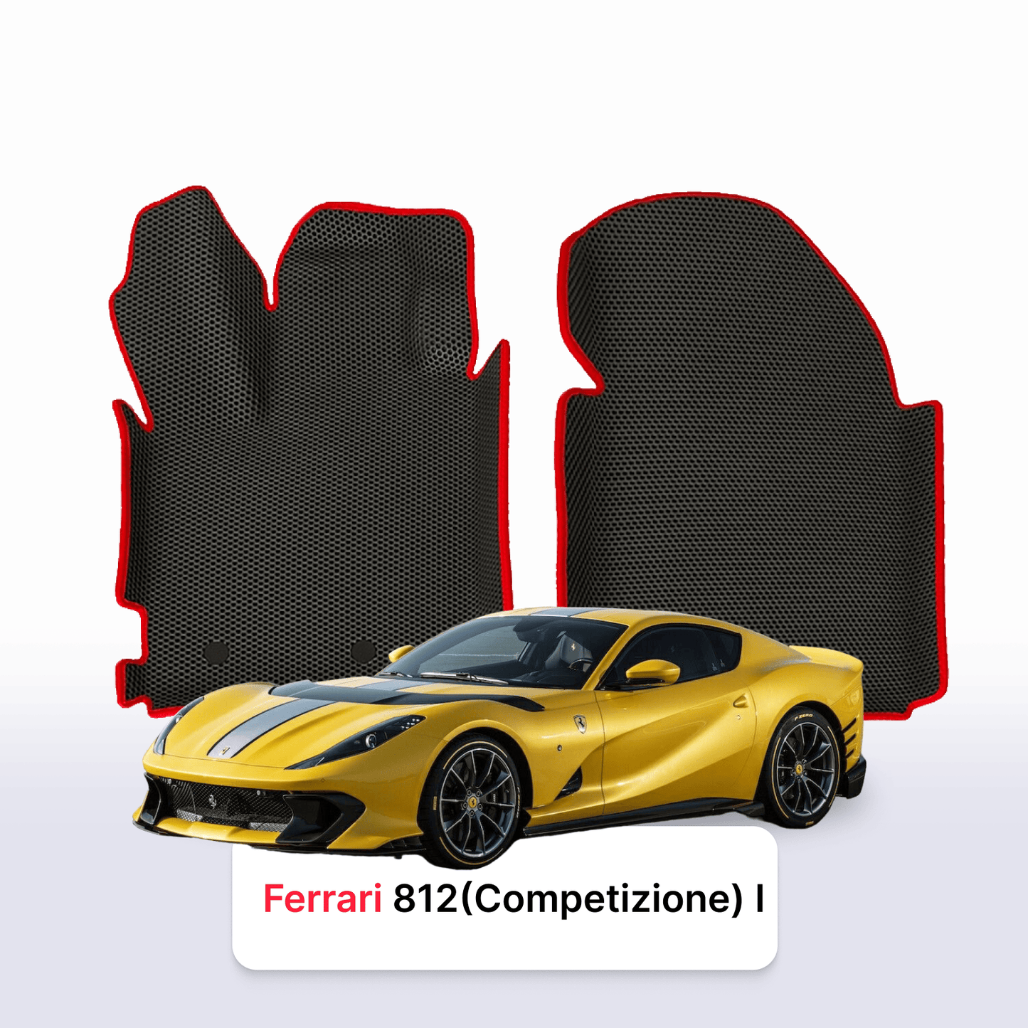 Car mats EVAMATS for Ferrari 812 (Competizione) 1 gen 2017-2024 year COUPE
