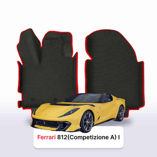 Car mats EVAMATS for Ferrari 812 (Competizione A) 1 gen 2017-2024 year ROADSTER