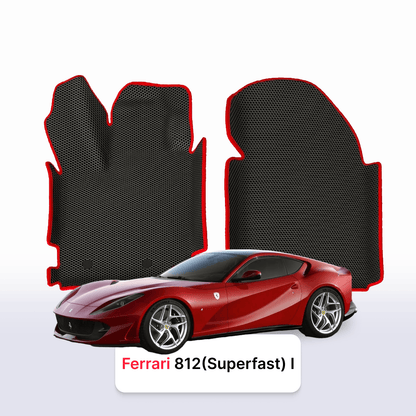 Car mats EVAMATS for Ferrari 812 (Superfast) 1 gen 2017-2024 year COUPE