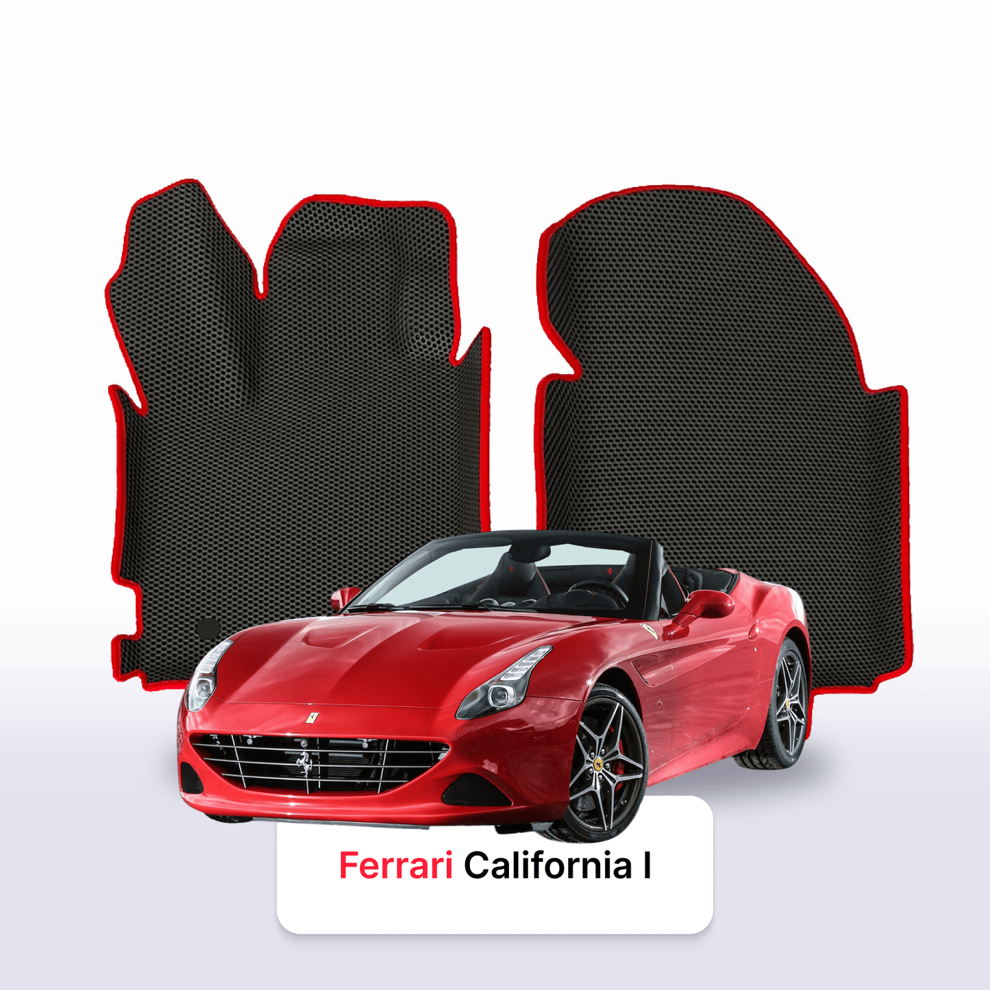 Car mats EVAMATS for Ferrari California 1 gen 2008-2017 year CABRIO