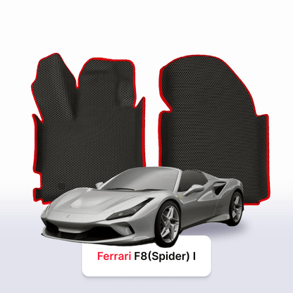 Car mats EVAMATS for Ferrari F8 (Spider) 1 gen 2019-2023 year ROADSTER
