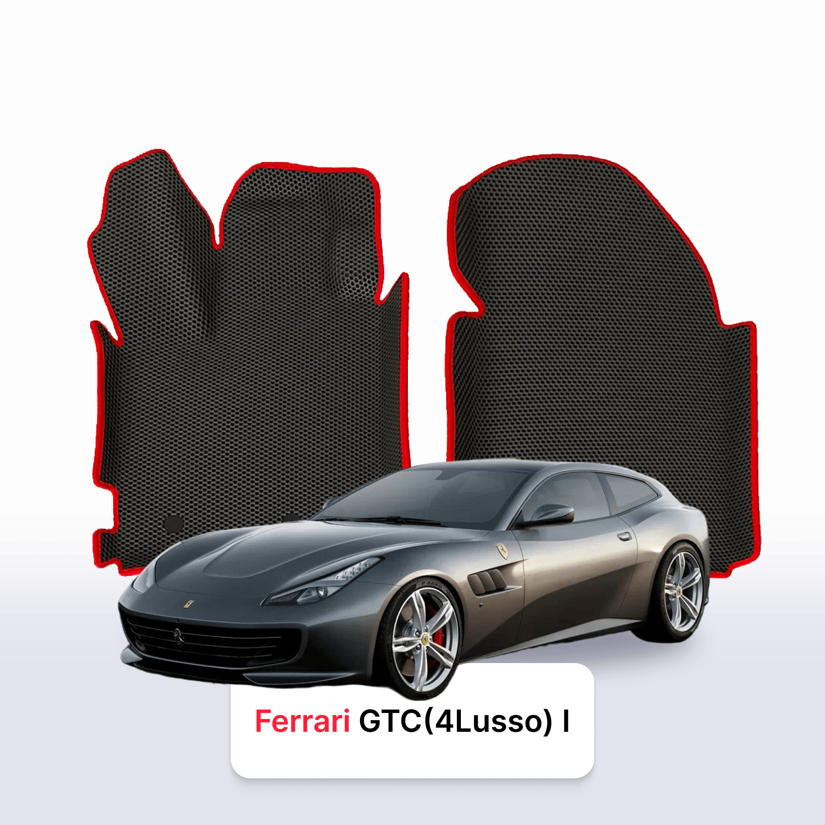 Car mats EVAMATS for Ferrari GTC (4Lusso) 1 gen 2016-2020 year HATCHBACK 3 door