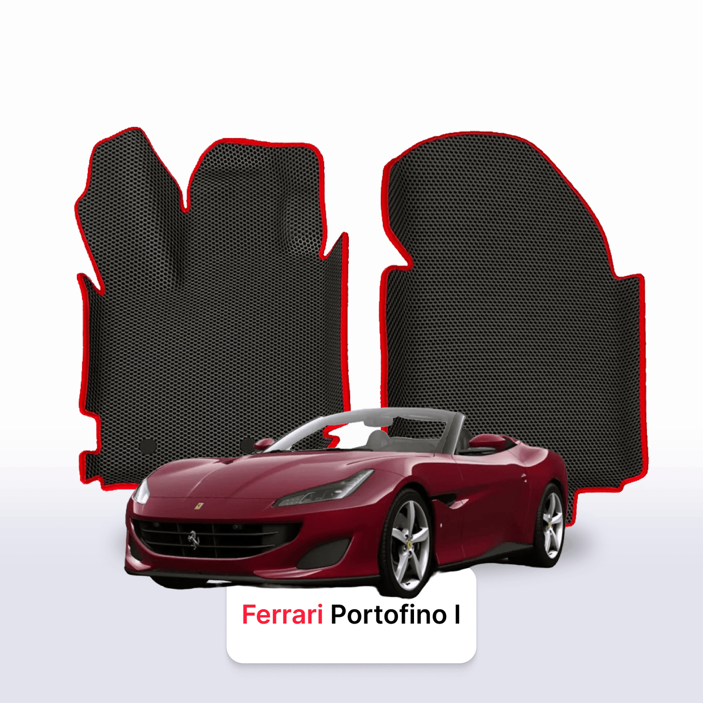 Car mats EVAMATS for Ferrari Portofino 1 gen 2017-2023 year CABRIO