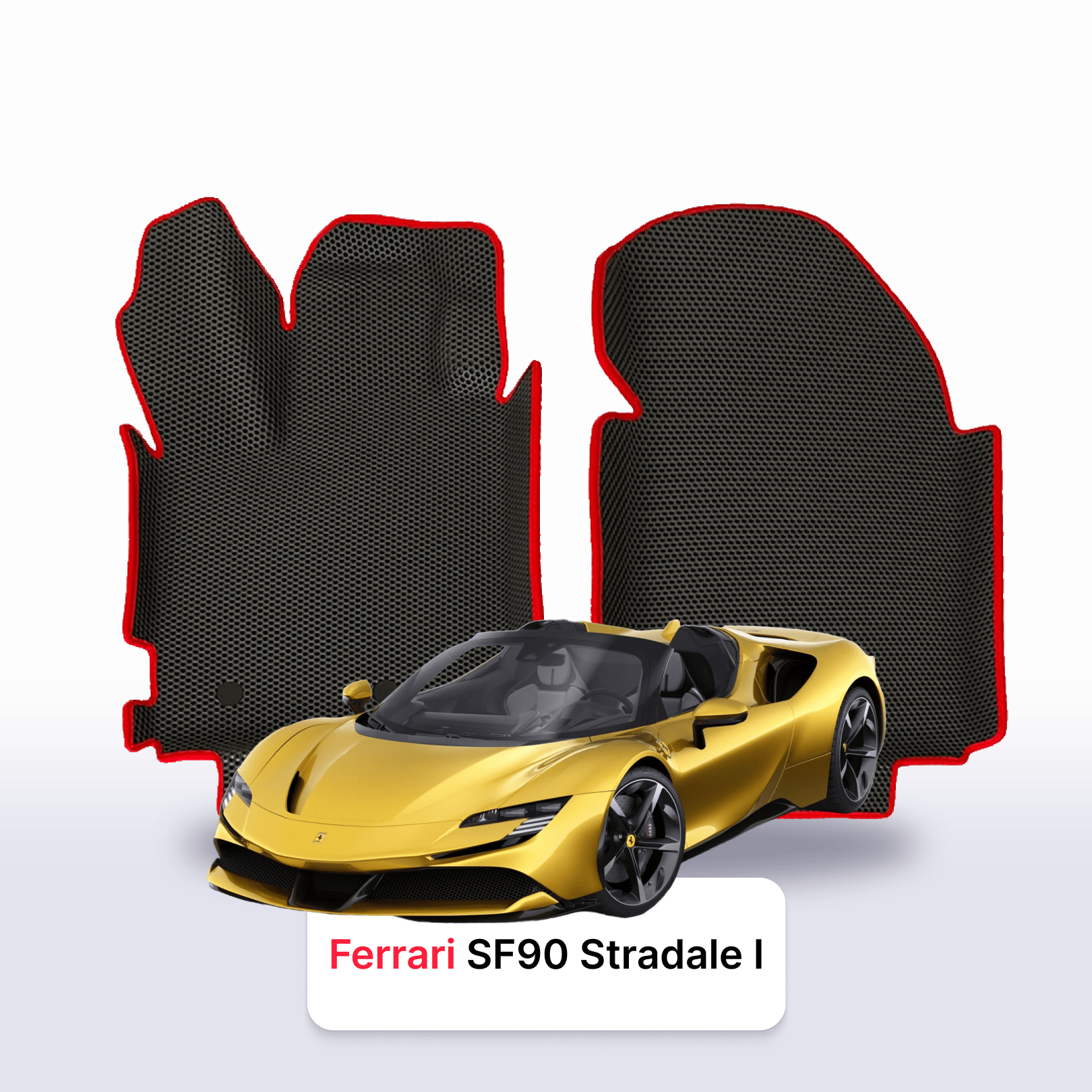 Car mats EVAMATS for Ferrari SF90 Stradale 1 gen 2019-2025 year Hybrid CABRIO